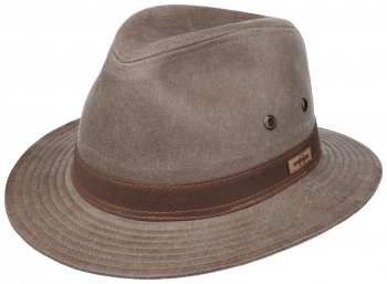 Palarie din bumbac si poliester Traveller - Stetson