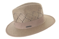 Palarie din paie de hartie Fedora - Seeberger