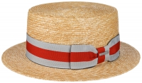 Palarie din paie Boater Wheat - Stetson